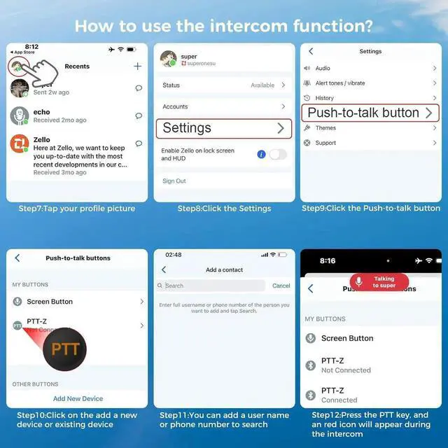 Alt view image 7 of 7 - 2 Pack Wearable Bluetooth Speaker with Walkie Talkie funtion, IPX7 Waterproof Clip-on Portable Speaker, TWS Pairing Portable Speaker for Hands-Free Music/Calls for Work/Cycling/Running/Hiking