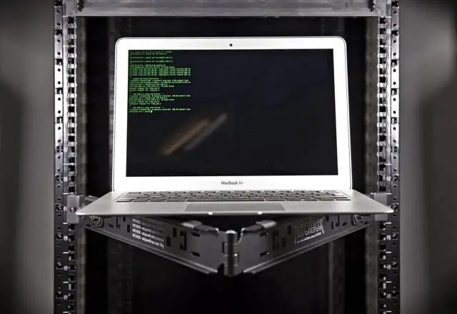 Alt view image 2 of 5 - Setup.exe 3 Installation Tool - Easy Mount for Patch Panels Servers Fits 19 Rails, Square and Threaded Holes - Computer Cabinet and Network Racks - Laptop, Device Workshelf, Holds 110 lbs