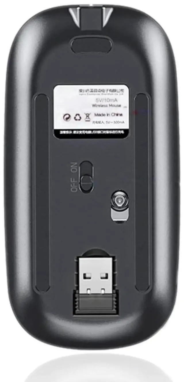 Alt view image 2 of 5 - WONGS Luxury Full Stars Pink Crystal Rhinestone Rechargeable Slim Silent 2.4G Wireless Mouse for Laptop Computer, Cute Graphics Design Diamonds Mouse - Full Star