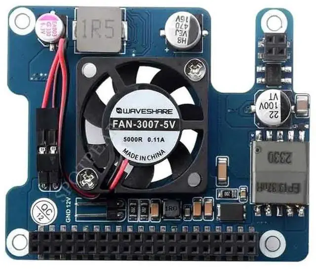 Main image of PoE-HAT-F PoE-HAT-F PoE HAT Power Over Ethernet 802.3af Moudle for Raspberry Pi5