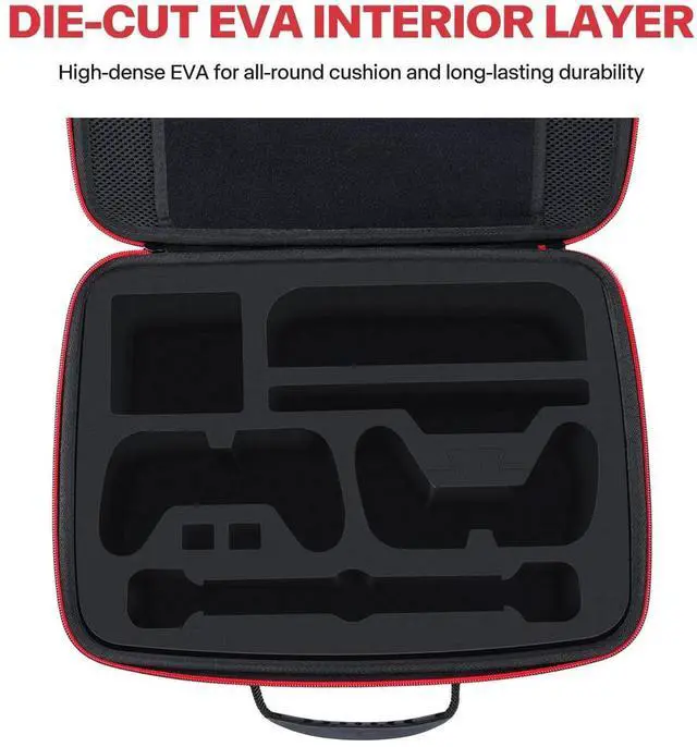 Alt view image 2 of 7 - Hard Case Compatible with Nintendo Switch 2 (2025), Protective Travel Bag for Switch 2 Console, Dock, Up to 2 Pro Controllers, Joy-Con Grip, Power Adapter, 21 Games and Cables