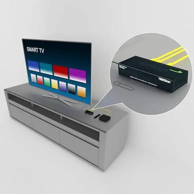 Alt view image 2 of 5 - TRENDnet 8-Port Mini Gigabit Switch, TEG-S80g, Ethernet Splitter, NDAA + TAA Compliant, Desktop Metal Ethernet Network Switch, 8 x Gigabit Ports, Fanless, Lifetime Protection, Black