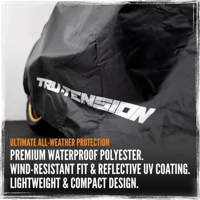Alt view image 4 of 6 - TruTension | Heavy Duty Motorcycle Rain Cover | Motorcycle Tools & Accessories | XL