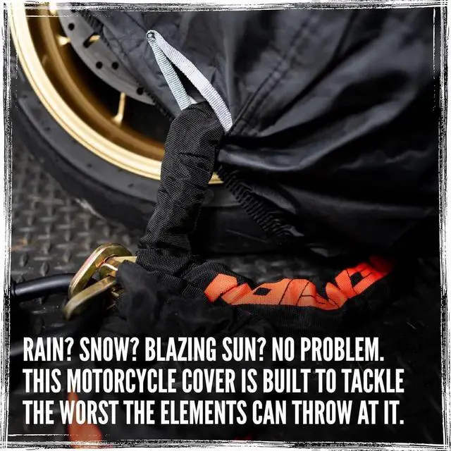 Alt view image 3 of 6 - TruTension | Heavy Duty Motorcycle Rain Cover | Motorcycle Tools & Accessories | XL