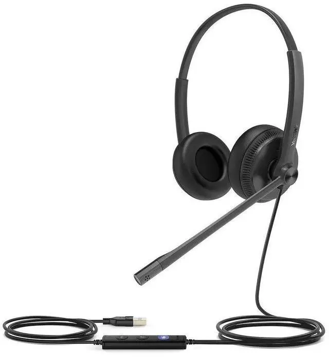 Main image of Yealink USB Wired Headset - Stereo - USB - Wired - 32 Ohm - 20 Hz - 20 kHz