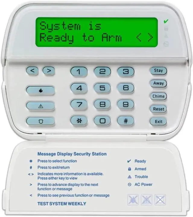 Alt view image 2 of 3 - PowerSeries PK5500 Alarm Keypad