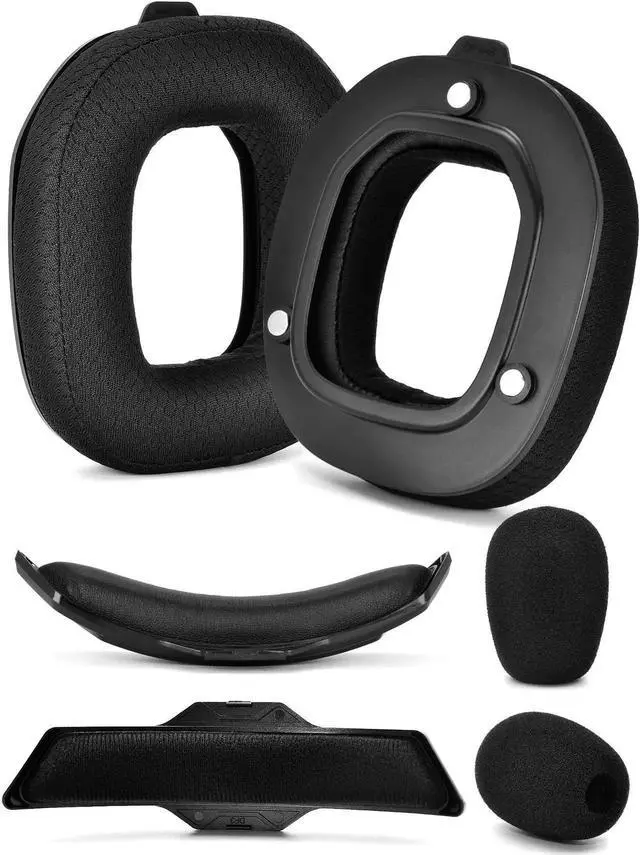 Main image of A50 Gen 3 Mod Kit - defean Replacement Earpads and Headband Compatible with Astro A50 Gen 3 Headset,Ear Cushions, Upgrade High-Density Noise Cancelling Foam, Added Thickness (Black Breathable Fabric)