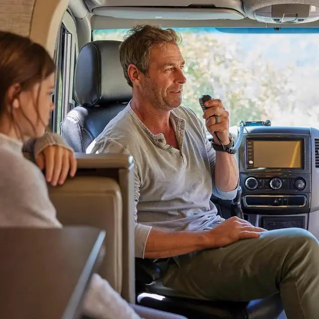 Alt view image 3 of 7 - ® MXT500 50-Watt GMRS Mobile Radio - for Farms, Ranches, Overlanding, Trails, and Off-Roading - 8 Repeater Channels, Compact Design, External Magnetic Mount, 2.1dB Unity Gain Antenna