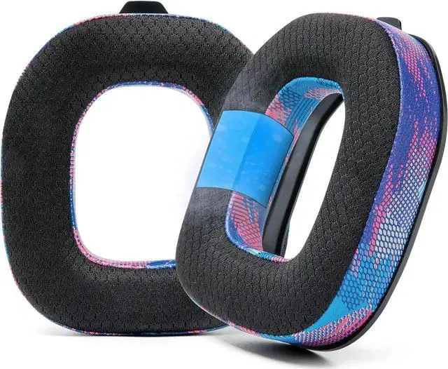 Alt view image 5 of 5 - WC Freeze A40- Hybrid Fabric Cooling Gel Replacement Earpads for Astro A40 TR Only, Made by Wicked Cushions, Improved Durability, Thickness and Sound Isolation | Speed Racer