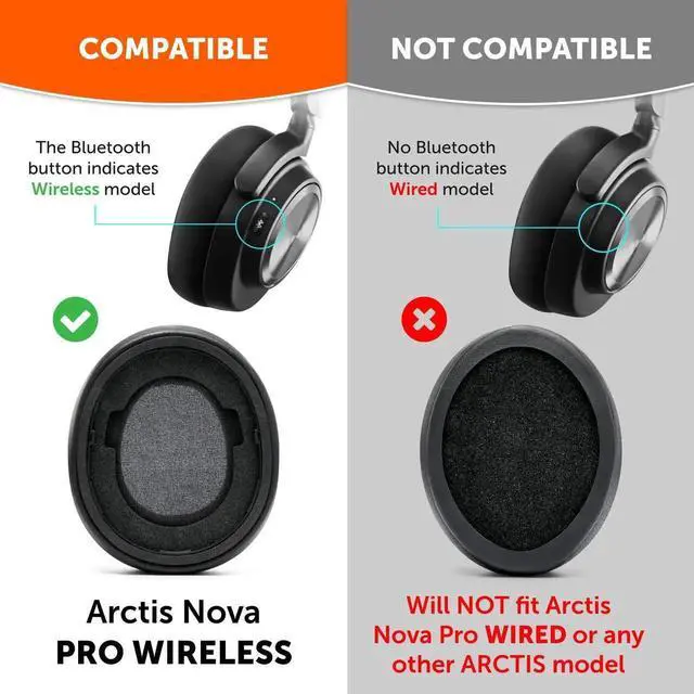 Alt view image 4 of 5 - WC Freeze Nova Pro Wireless - Cooling Gel Earpads for Arctis Nova Pro Wireless ONLY (Doesnt Fit Other Models), Made by Wicked Cushions, Improved Durability, Thickness & Sound Isolation | Red Camo