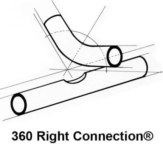 Alt view image 4 of 5 - 15 ft. Tri-Beam Steel Hammock Stand with Right Connection Design and Cape Shield Powder Coating, 600 LB Weight Capacity, Handcrafted in The USA - Bronze