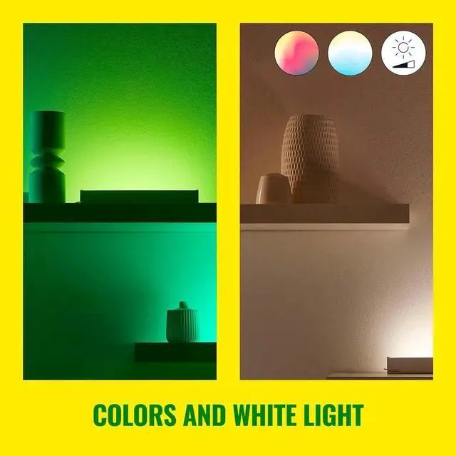 Alt view image 3 of 7 - Portable LED Light Bar - Flowing Multicolor LED Color-Changing Light Bar For Your Smart Home - Compatible with Alexa and Google Home Assistant - 1 Pack