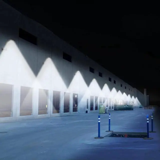 Alt view image 4 of 6 - 90 Degree Wall Mount Bracket with 2-3/8in OD Tenon, Tenon Adapter L Shape Wall Mounted Adapter for LED Street Lights Parking Lot Lights Post Top Light, Heavy Duty Steel, Dark Bronze, 2 Pack