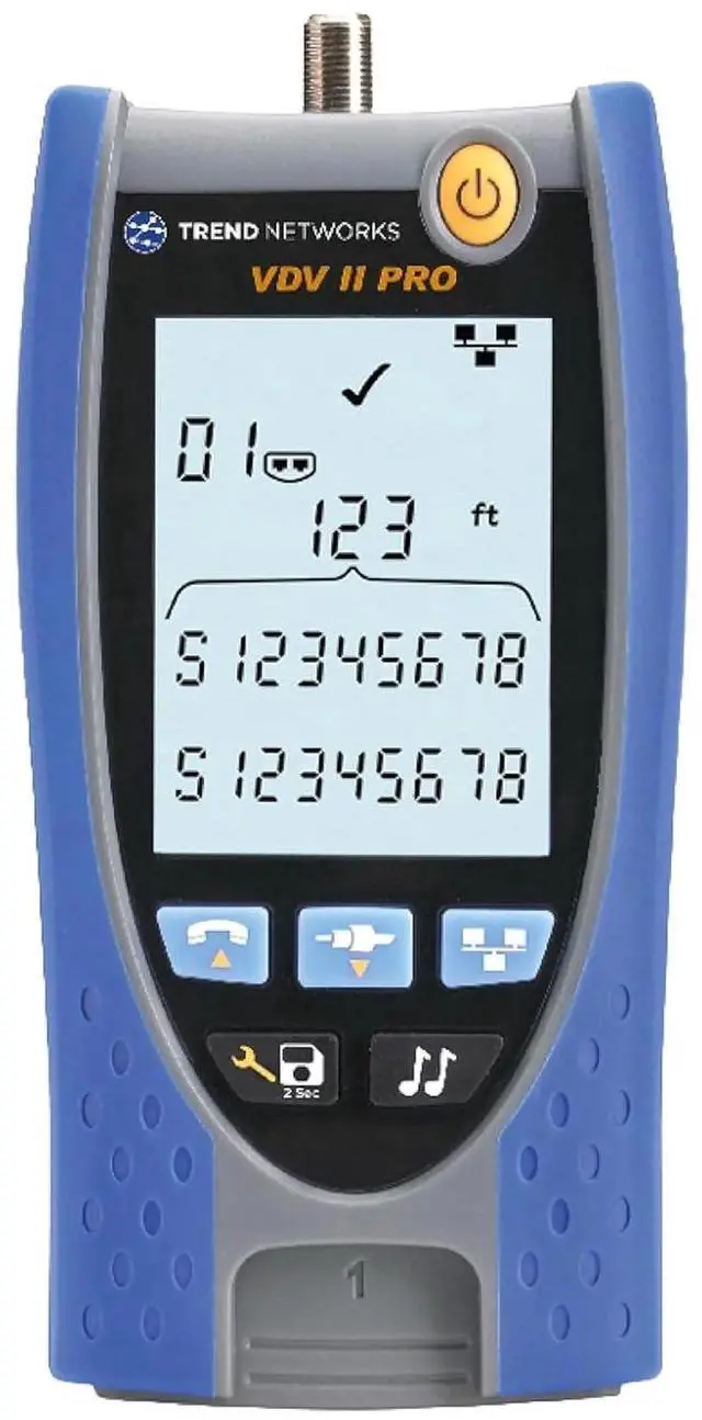 Main image of | R158005 | VDV II Pro | Cloud Connected | Voice, Data and Video Cable Verifier | Copper Cable Tester | Advanced Wiremap & Troubleshooting Tool