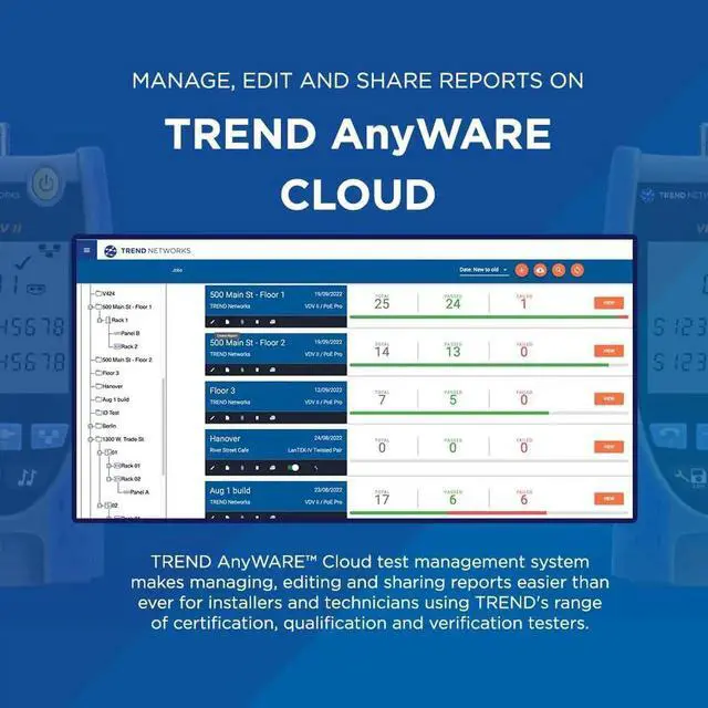 Alt view image 5 of 6 - | R158005 | VDV II Pro | Cloud Connected | Voice, Data and Video Cable Verifier | Copper Cable Tester | Advanced Wiremap & Troubleshooting Tool