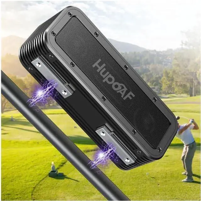 Main image of 50W Strong Magnetic uetooth Golf Speaker Wireless, 6600mAh Portae uetooth Speaker Dual Pairing for Golf Cart, 30Hrs Loud Stereo Sound, IPX7 Waterproof, SD Card for Caing/Home/Outdoor