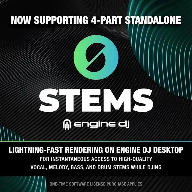 Alt view image 5 of 7 - Mixstream Pro Go Portable DJ Controller with Battery, Mixer with Stem Separation, Speakers, WiFi Streaming, Touchscreen, works with Serato DJ