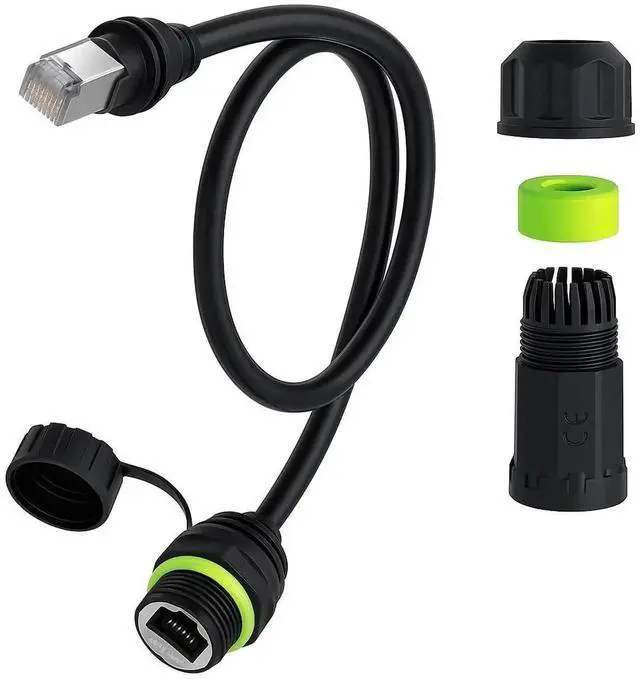 Main image of Starlink Ethernet Adapter Gen 3/Mini with Waterproof Kit Plug-and-Play RJ45 Female Connector for Wired Ethernet, 24AWG, Compatible with Starlink Gen 3 & Mini Dishes, Supports Cat6+ Cables