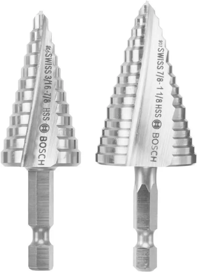 Alt view image 7 of 7 - IMSDC002 2 pc. High-Speed Steel Iact Tough Turbo Step Drill Bit Set