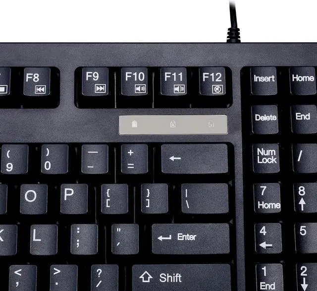 Alt view image 7 of 7 - AKB-425UB - Easytouch Rackmount USB Touchpad Keyboard, Black