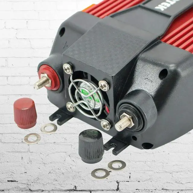 Alt view image 5 of 7 - 1500W Watt Power Inverter DC 12V AC 110V Car Converter USB Port Charger