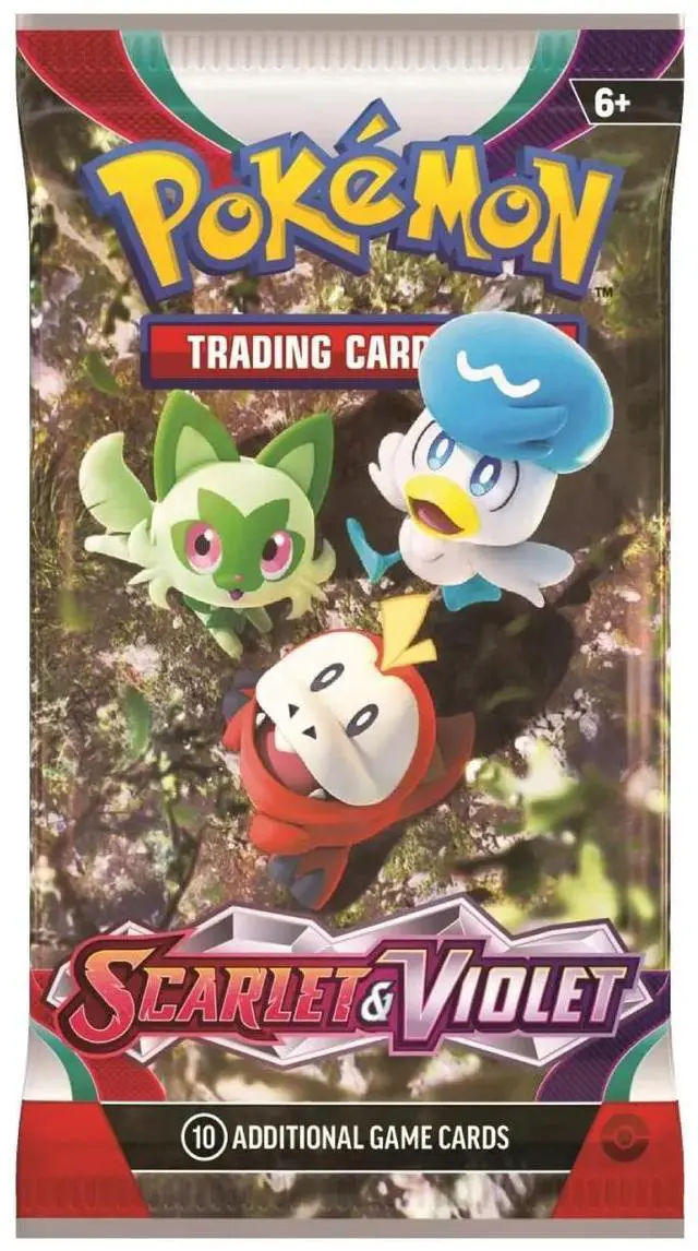Alt view image 4 of 8 - Pokemon TCG: Scarlet & Violet - Scarlet & Violet Booster Pack - Random Artwork