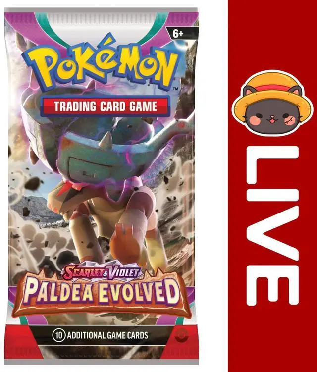 Alt view image 2 of 10 - Pokmon TCG English - Paldea Evolved - Scarlet & Violet