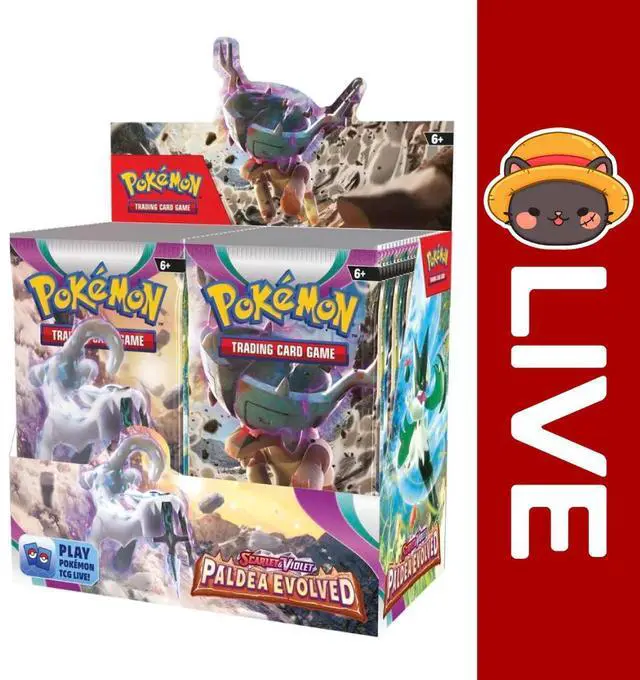 Alt view image 4 of 10 - Pokmon TCG English - Paldea Evolved - Scarlet & Violet