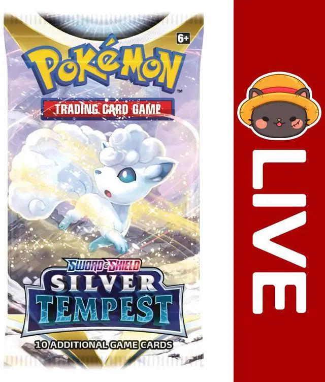 Alt view image 6 of 10 - Pokemon TCG: Sword & Shield- Silver Tempest Booster Pack - Random Artwork