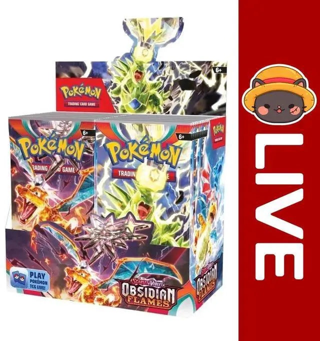 Alt view image 12 of 13 - Pokemon TCG: Scarlet & Violet - Obsidian Flames Booster Box