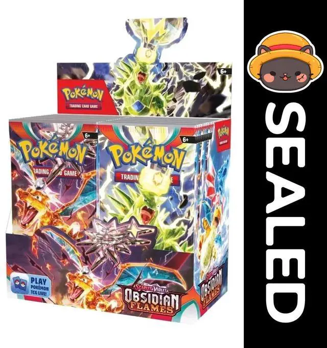 Alt view image 13 of 13 - Pokemon TCG: Scarlet & Violet - Obsidian Flames Booster Box