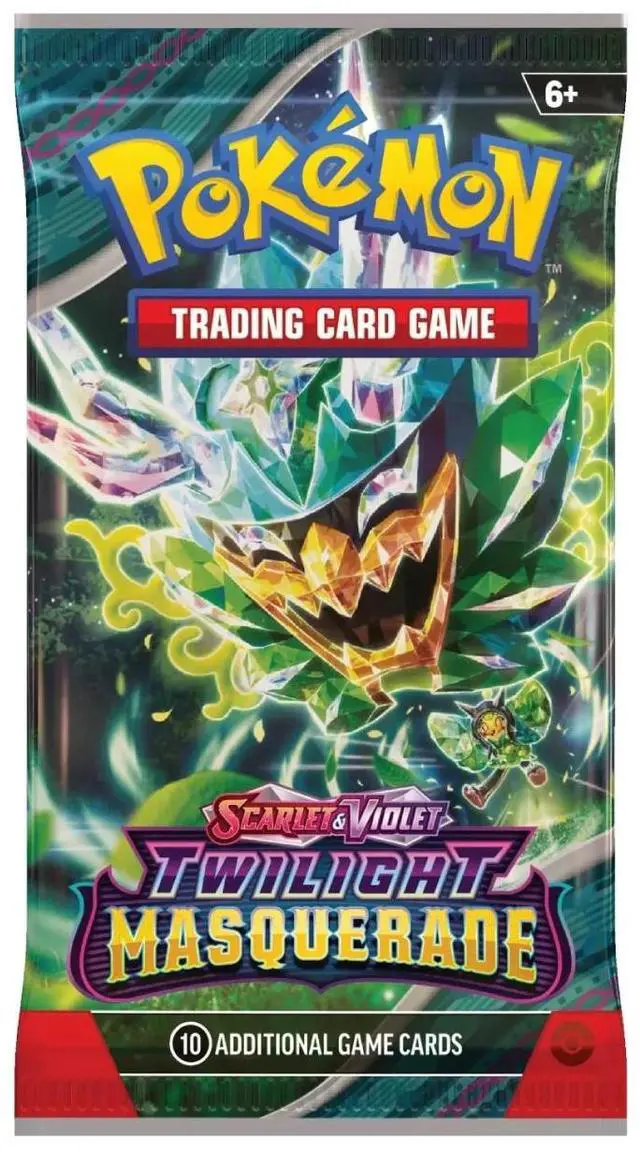 Alt view image 6 of 15 - Pokemon TCG: Scarlet & Violet - Twilight Masquerade Booster Pack - Random Artwork