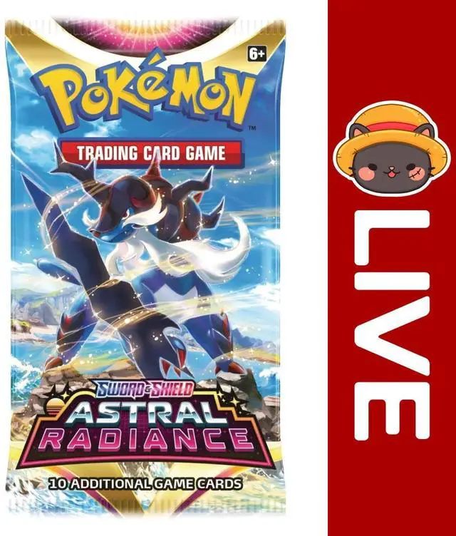 Alt view image 7 of 10 - Pokemon TCG: Sword & Shield- Astral Radiance Booster Pack - Random Artwork