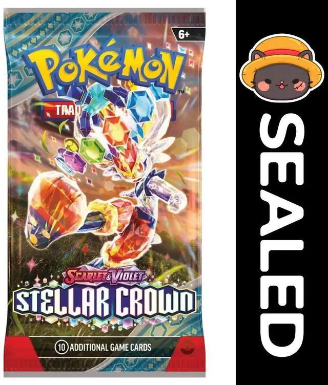 Alt view image 6 of 9 - Pokemon TCG: Scarlet & Violet - Stellar Crown Booster Box