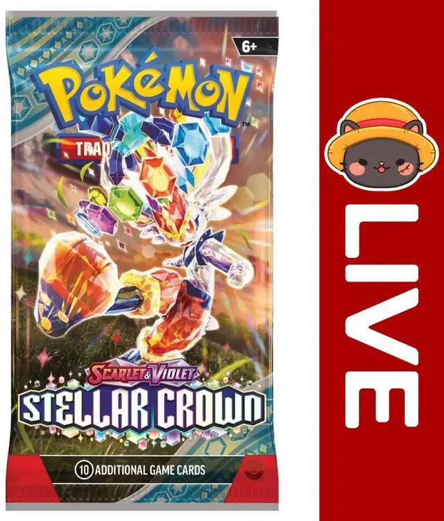 Alt view image 5 of 9 - Pokemon TCG: Scarlet & Violet - Stellar Crown Booster Box