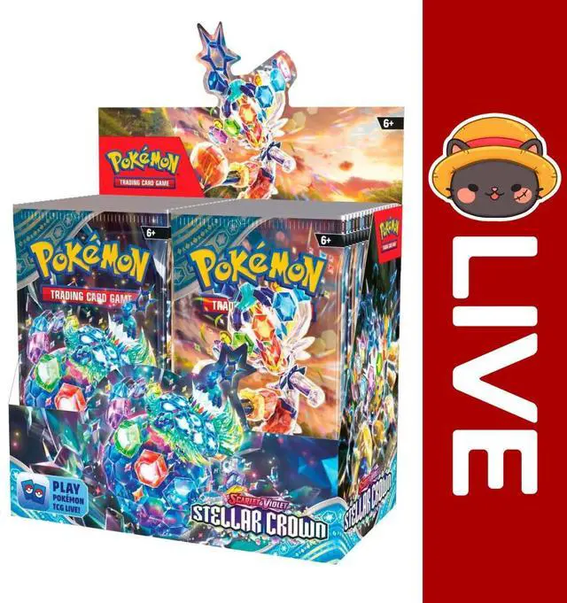 Alt view image 9 of 9 - Pokemon TCG: Scarlet & Violet - Stellar Crown Booster Box
