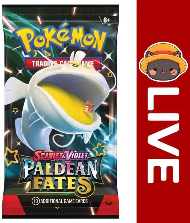 Alt view image 7 of 14 - Pokemon TCG: Scarlet & Violet - Paldean Fates Booster Bundle