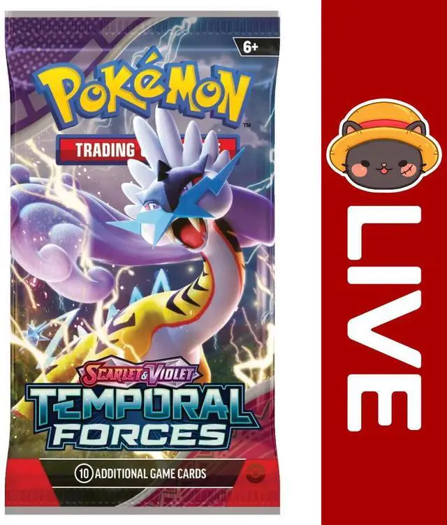 Alt view image 8 of 12 - Pokemon TCG: Scarlet & Violet - Temporal Forces Booster Box