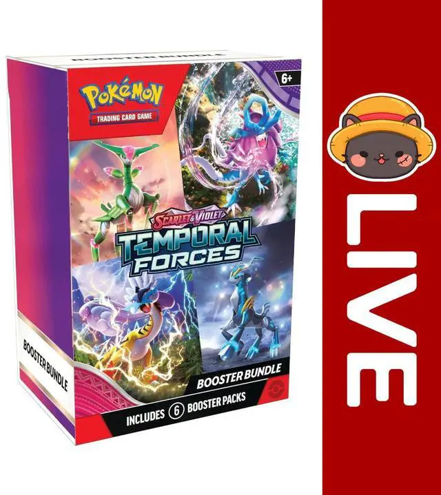 Alt view image 10 of 12 - Pokemon TCG: Scarlet & Violet - Temporal Forces Booster Box