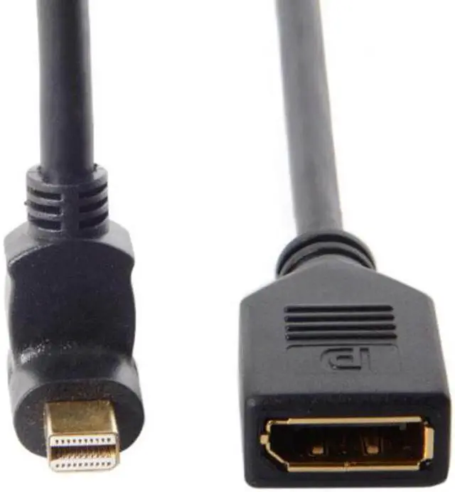 Alt view image 5 of 7 - JVFYI DP-013-UP Up Angled Mini DP DisplayPort 90 Degree to DisplayPort Female Cable for Displays Monitors