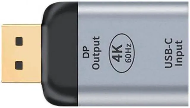 Alt view image 2 of 7 - JVFYI UC-012-DPF USB-C Type C Female Source to Displayport DP Sink HDTV Adapter 4K 60hz 1080p for TabletPhoneLaptop