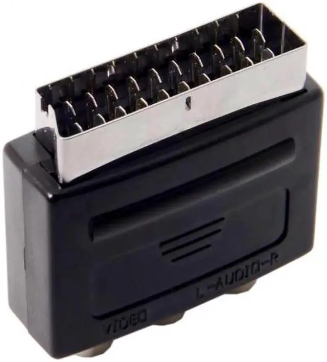 Alt view image 7 of 7 - JVFYI CA-015 Audio Video Composite 3 RCA AV to Scart 21pin Adapter for Microsoft XboxEurope HDTV