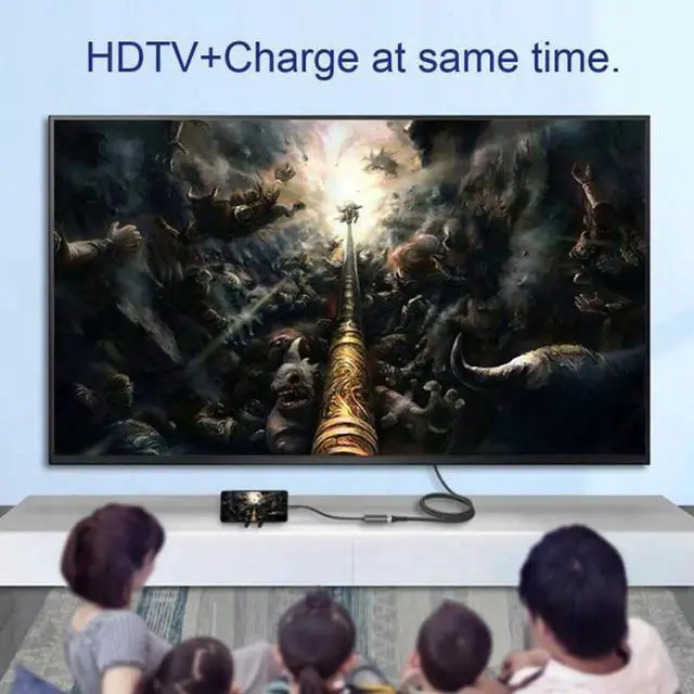 Alt view image 6 of 6 - JVFYI UC-162-VGA USB-C Type C to VGA RGB Converter HDTV Adapter 60hz 1080p with Female PD Power Port