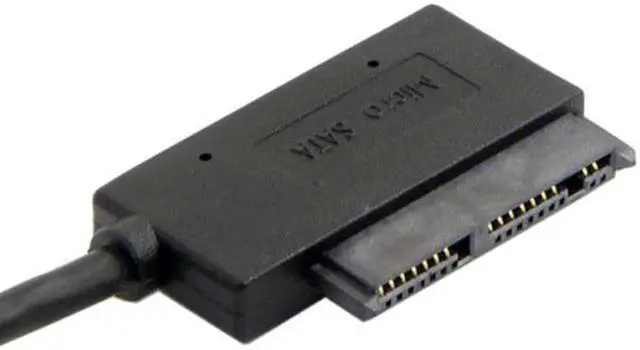 Alt view image 2 of 7 - JVFYI U3-068 USB 3.0 to Micro SATA 7+9 16 Pin 1.8" 90 Degree Angled Hard Disk Driver SSD Adapter Cable 10cm