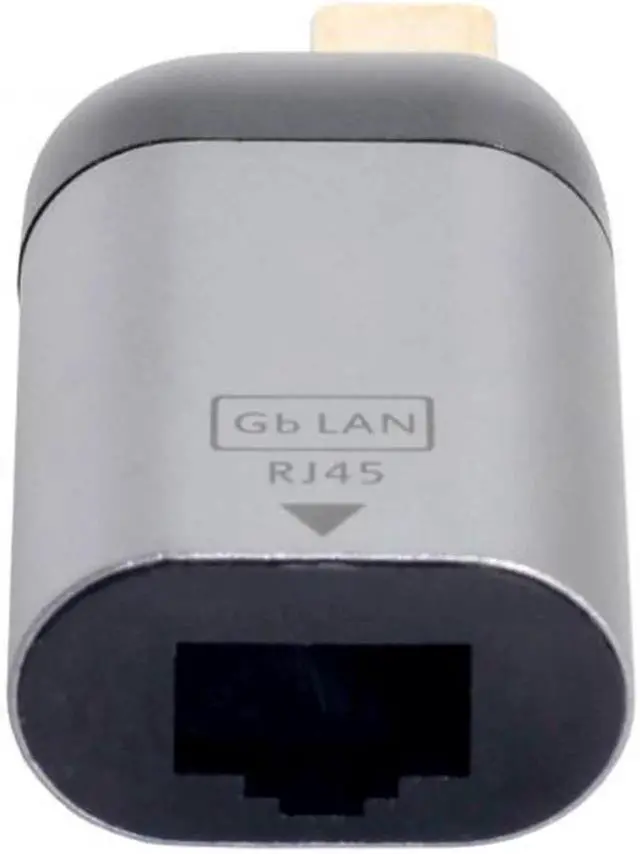 Alt view image 4 of 7 - JVFYI UC-220-LAN USB-C Type-C USB3.1 to 1000Mbps Gigabit Ethernet Network LAN Adapter for Laptop