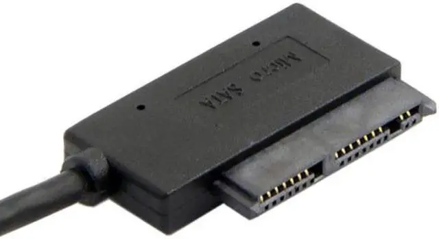 Alt view image 2 of 7 - JVFYI U3-068 USB 3.0 to Micro SATA 7+9 16 Pin 1.8" 90 Degree Angled Hard Disk Driver SSD Adapter Cable 10cm