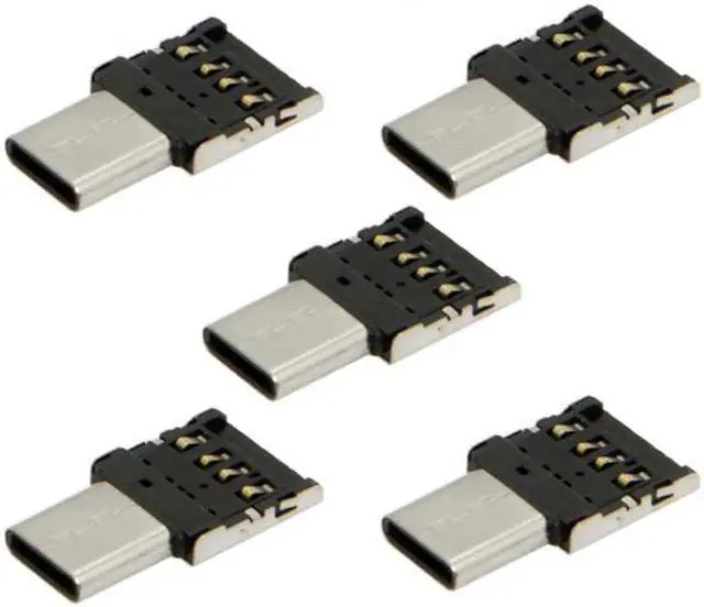 Main image of JVFYI UC-053-5PCS 5pcs Ultra Mini Type-C USB-C to USB 2.0 OTG Adapter for Cell Phone TabletUSB CableFlash Disk