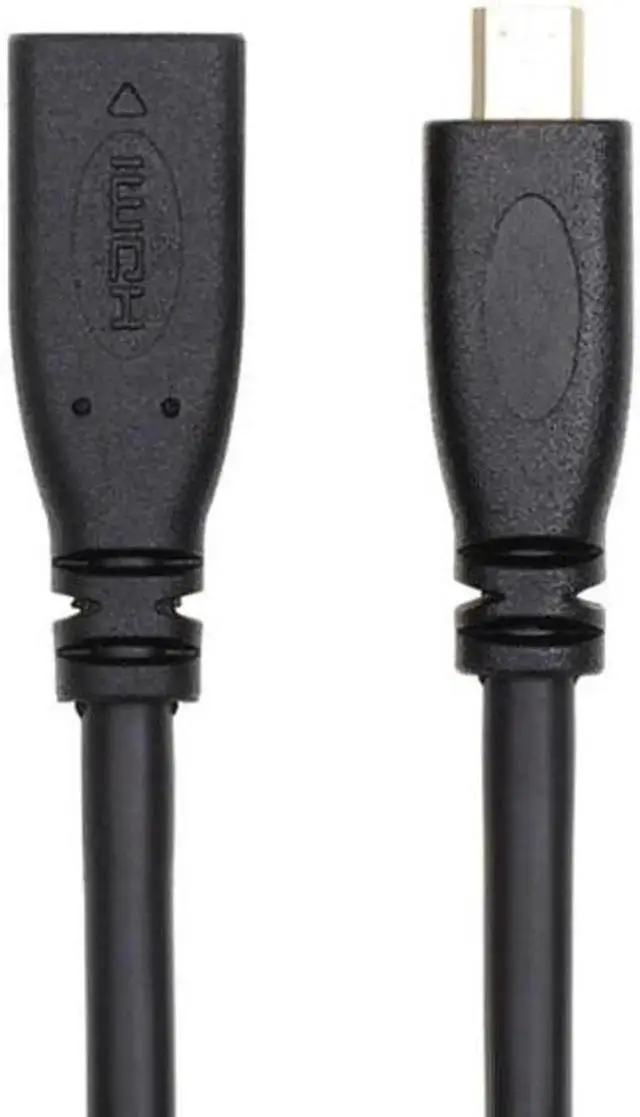 Alt view image 2 of 7 - JVFYI HD-089 HDMI 1.4 D Type Micro HDMI Male to Micro HDMI Female M/F Extension Cable 30cm