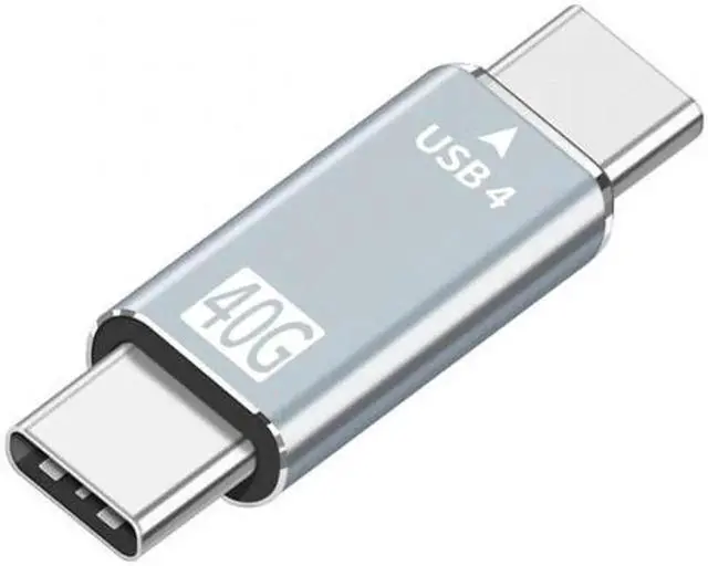 Main image of JVFYI 40Gbps USB4 Type C Male to Male Straight Connector 100W Power Data 8K Video Adapter for Laptop Phone