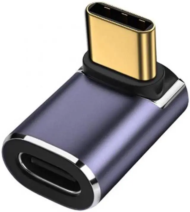 Main image of JVFYI 40Gbps USB4 Type C Male to Female 90 Degree Up Down Angled 100W Power Data 8K Video Adapter for Laptop Phone